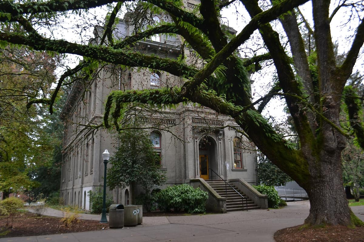 Deady Hall, the University of Oregon's first building