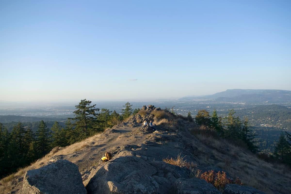 The summit of Spencer Butte